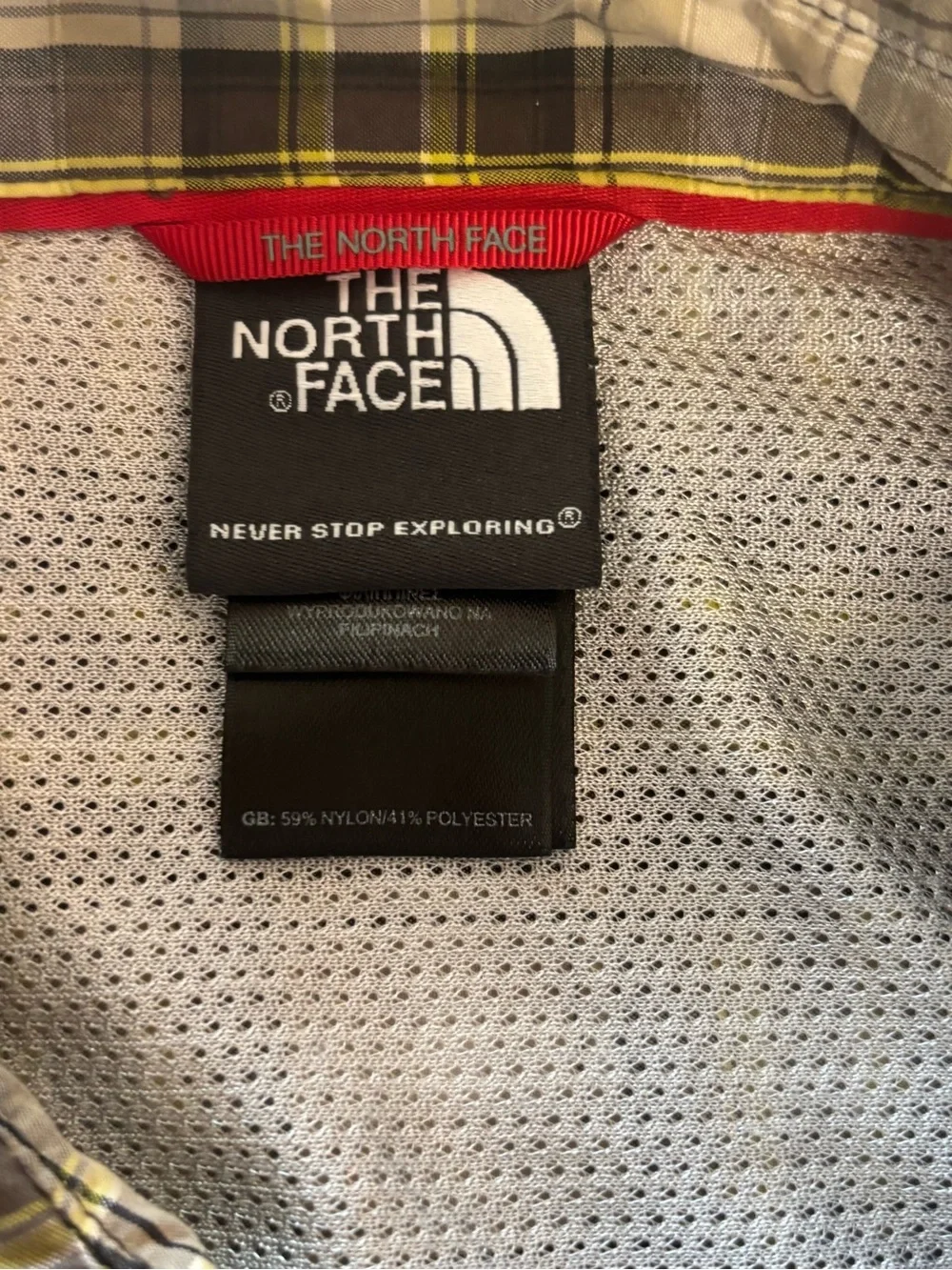 The North Face Men's Short-Sleeve Plaid Button-Down Shirt - Green/Black/White